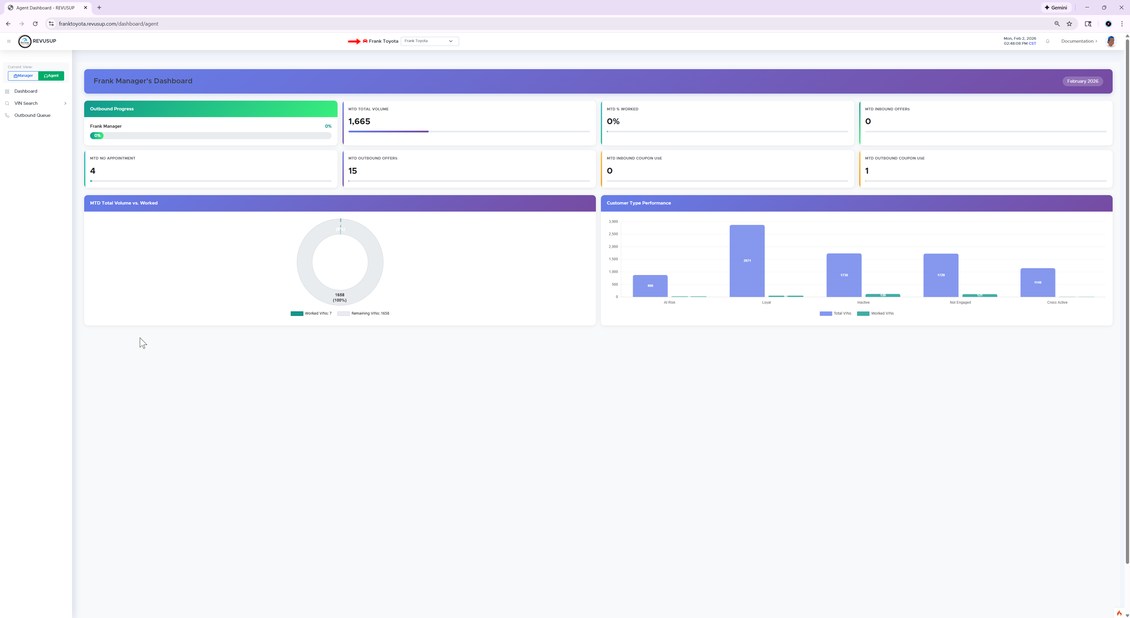 Agent Dashboard